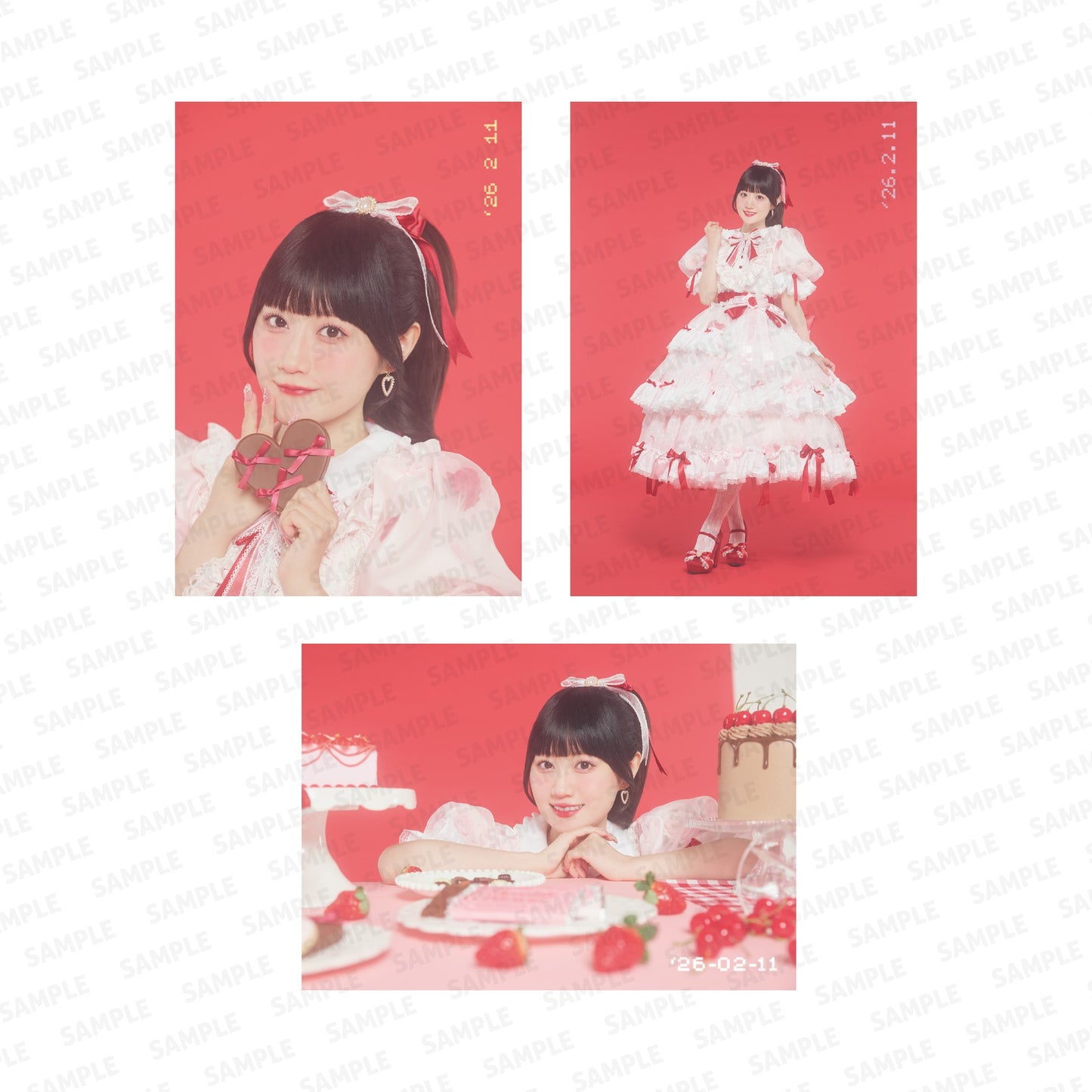 ブロマイドセット(A)ドレスゆいちゃん