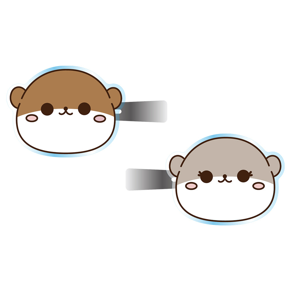 カワウソくん。&カワウソちゃん。前髪クリップ